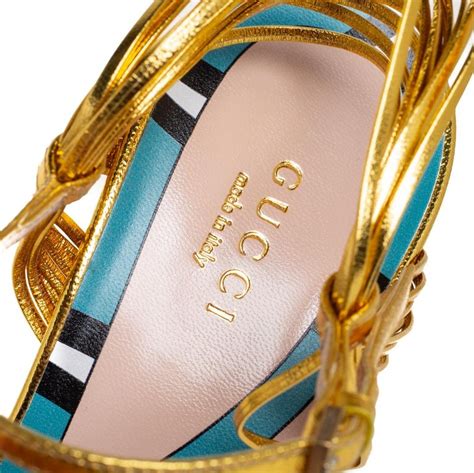 gucci strappy sandals|Gucci allie knotted sandals.